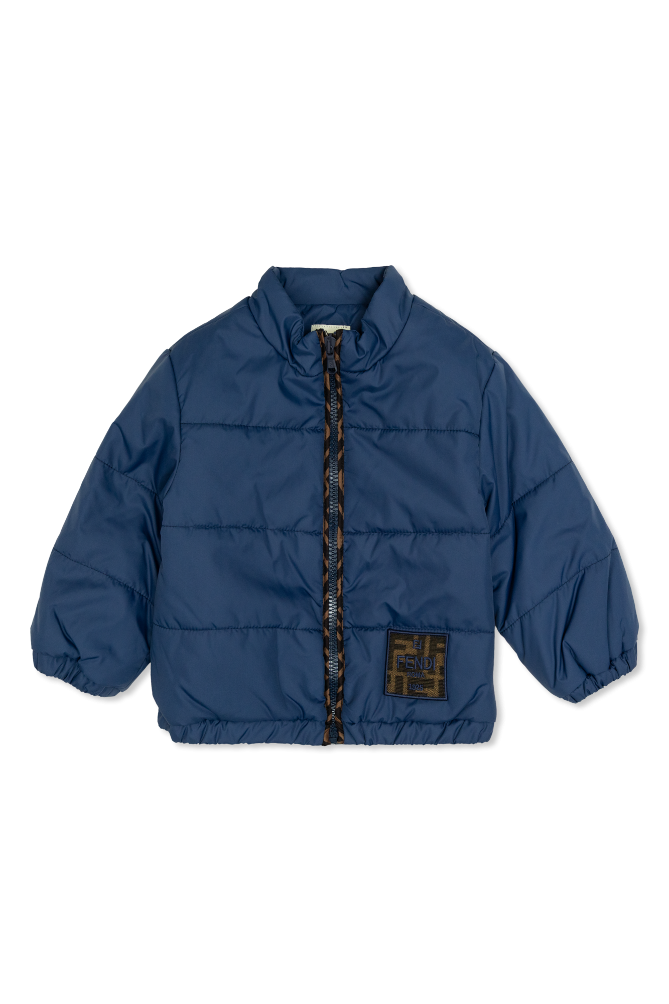 FENDI kids ジャケット Fendi Kids Insulated jacket with logo patch | Kids's Baby (0